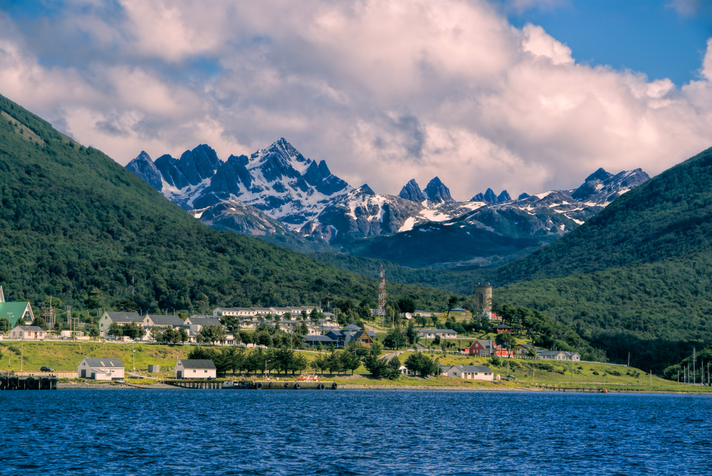 Scenic,View,Of,Coastal,Town,On,Navarino,Island,In,Southern