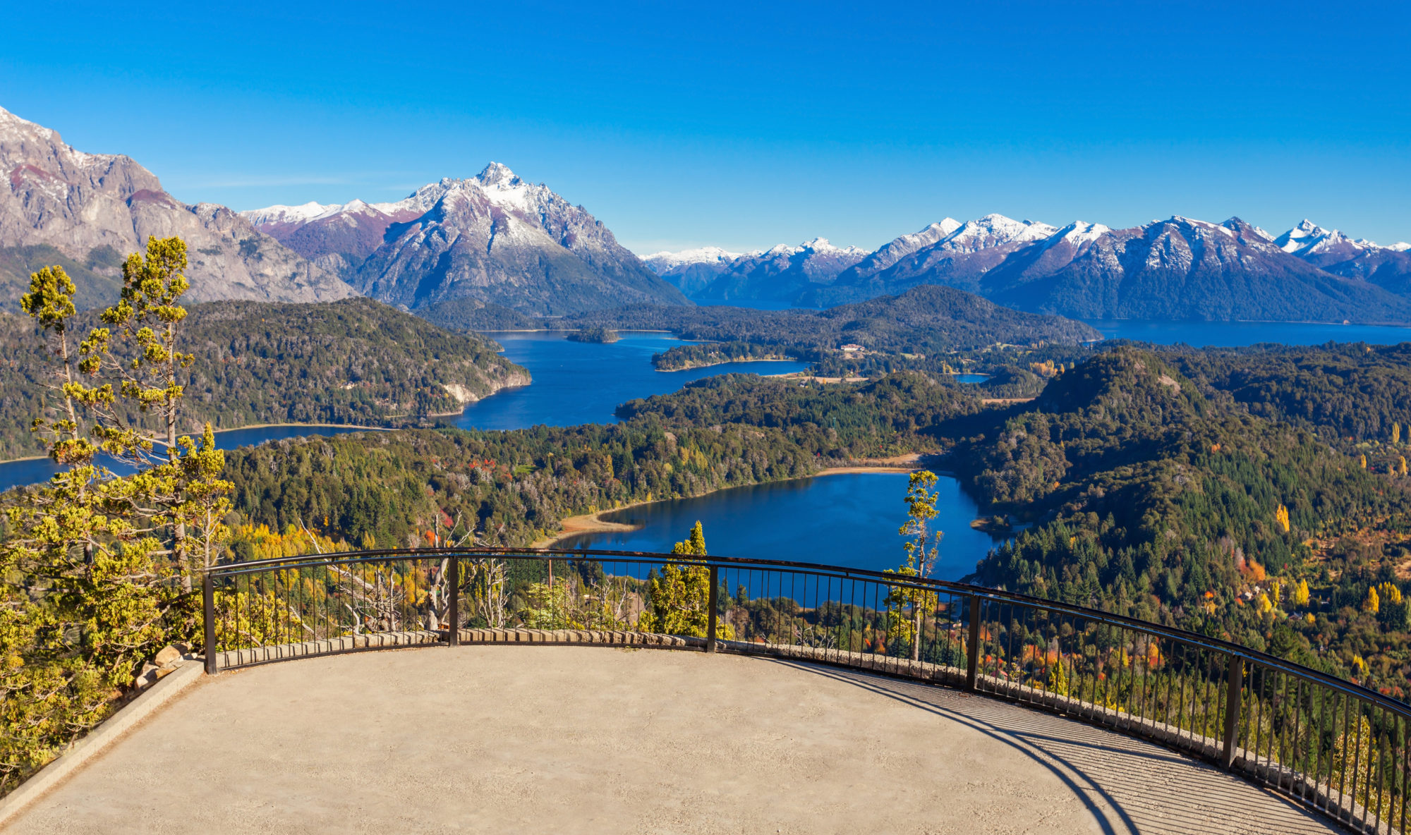 Cerro,Campanario,Viewpoint,Near,Bariloche,In,Nahuel,Huapi,National,Park,