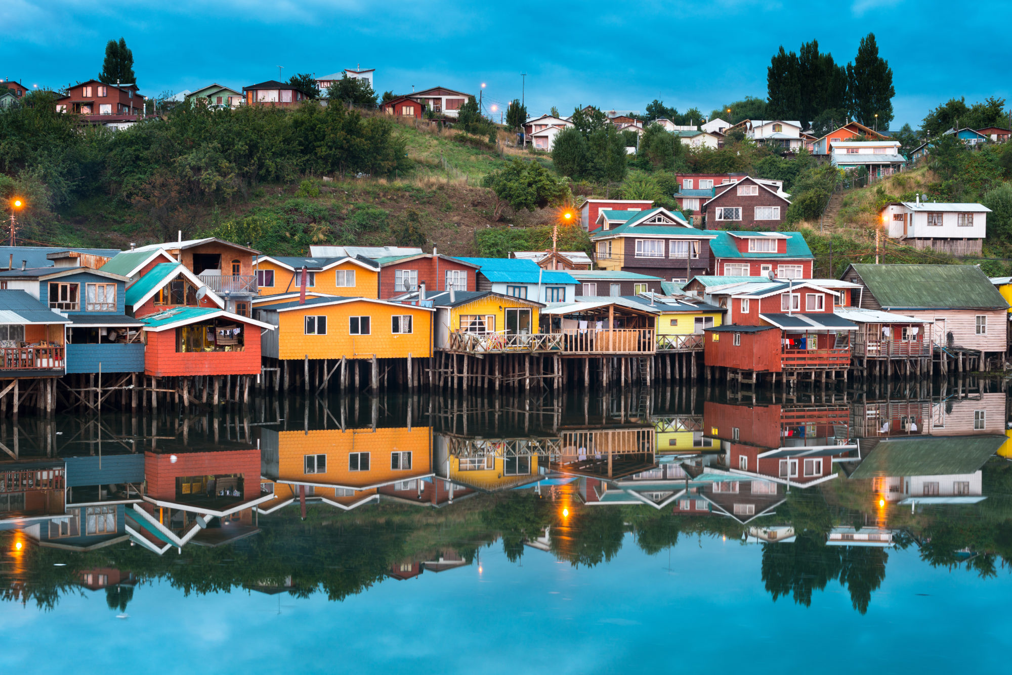 Traditional,Stilt,Houses,Know,As,Palafitos,In,The,City,Of