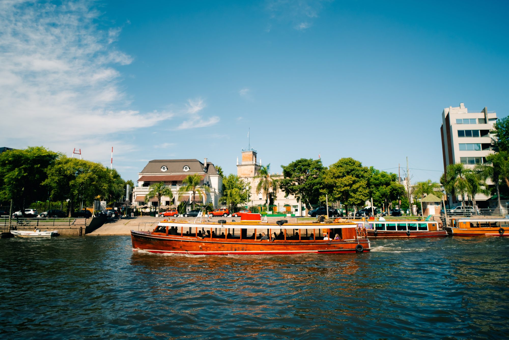 Panoramic,View,Of,Boats,At,Tigre,River,-,Tigre,,Buenos