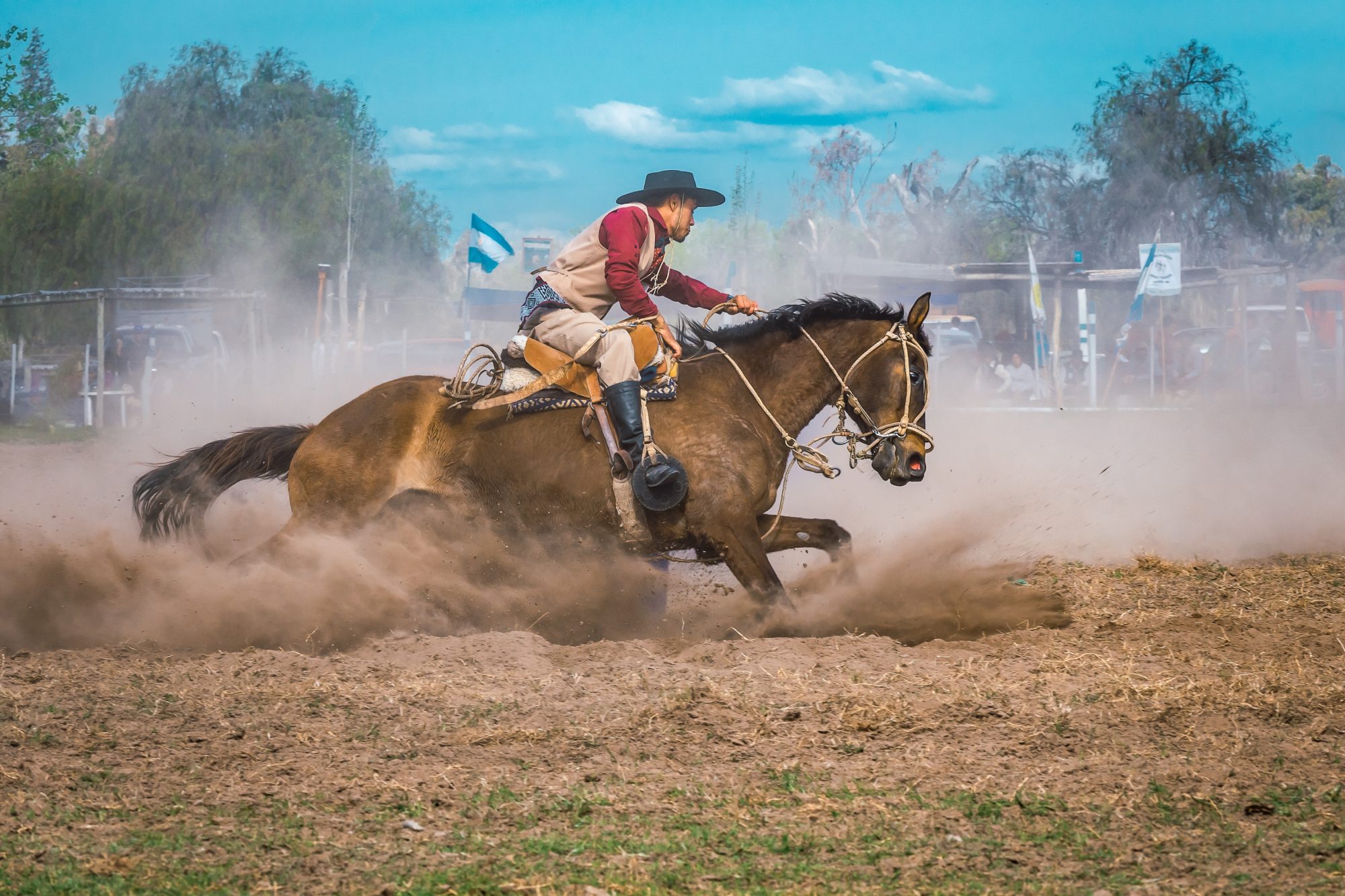 Argentine,Gaucho,In,Creole,Skill,Games,In,Patagonia,Argentina.