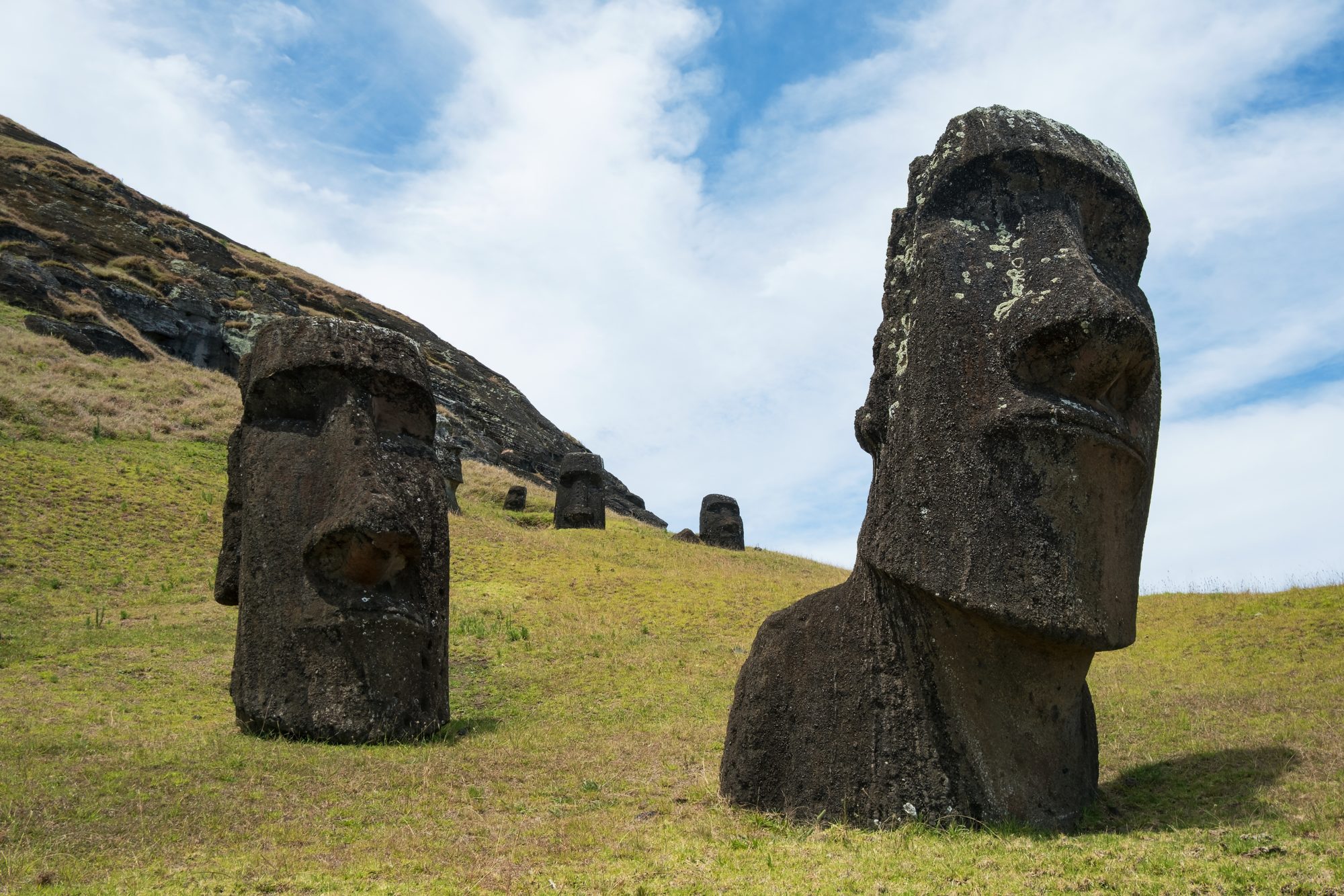 Easter,Island,,Chile-november,18,,2025:the,Moai,Statues,Standing,On,The